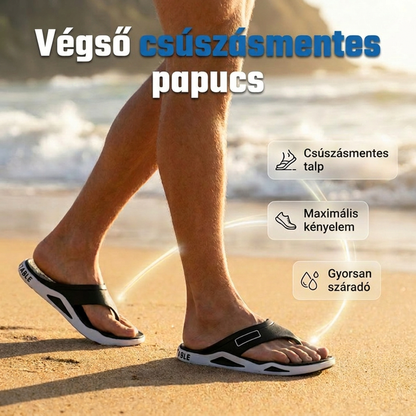 🔥MOST 50 %-OS KEDVEZMÉNY!🔥 Férfi laza, csúszásmentes papucsok