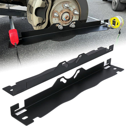 🚗🔧 Rozsdamentes acél kerékbeállító eszközlap ⚙️
