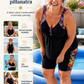 👙🏖️ Női bő szabású tankini felső és rövidnadrág fürdőruha ✨