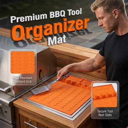 BBQ Grill Utensil Rest Mat