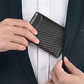 💳Minimalista férfi kártyatartó pénztárca RFID-védelemmel