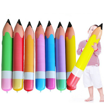 ✏️ IDŐKORLÁTOS 50%-OS KEDVEZMÉNY! ✨ Óriási felfújható ceruza bulihoz