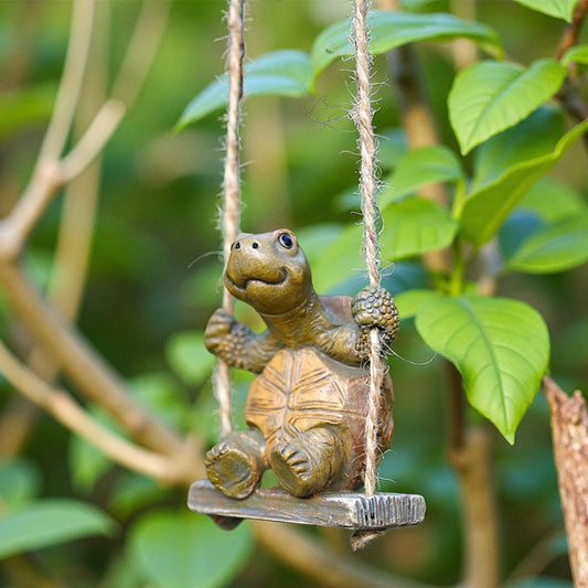 🐢Szeszélyes teknős hintadekoráció🌿