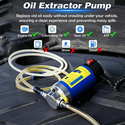 ⛽ Hordozható olajátöltő szivattyú – 12V/24V