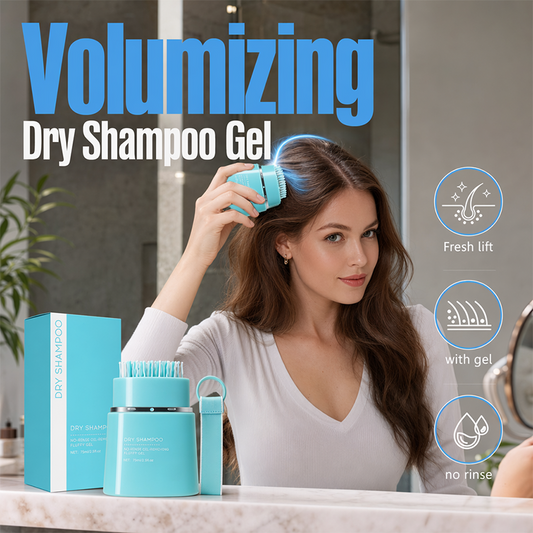 ⏰ 50% kedvezmény🧴 Öblítés nélküli száraz sampon gél beépített fésűvel – Friss haj 2 perc alatt, víz nélkül!  💁‍♀️