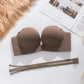 👙☁️ Varrás Nélküli Push-up Melltartó: Láthatatlan Kényelem és Elülső Kapocs! ✨