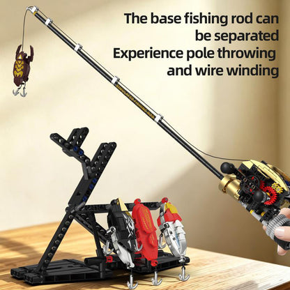 🎣Realisztikus horgászbot-építőkészlet