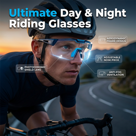 🚵Stílusos nappali és éjszakai motoros védőszemüveg🕶️