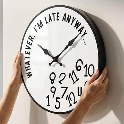 🕰️ 50% KEDVEZMÉNY! 🎨 Kreatív, vegyes számokkal díszített dekoratív falióra – Egyedi, csendes és tökéletes a nappaliba vagy a konyhába 🏠