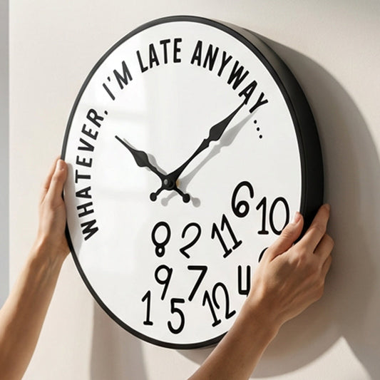 🕰️ 50% KEDVEZMÉNY! 🎨 Kreatív, vegyes számokkal díszített dekoratív falióra – Egyedi, csendes és tökéletes a nappaliba vagy a konyhába 🏠