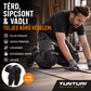 🏋️ Munkahelyi vagy sportoláshoz alkalmas, párnázott térdvédő – kényelmes, lélegző