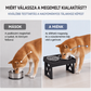 🐕 Állítható magasságú állatetető – Cicáktól nagy kutyákig