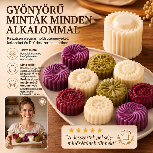 🧁1+2 ingyen✨Kreatív kétvégű süteményforma – Sokoldalú formázás, különleges desszertekhez