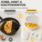🥚 Kettős funkciójú tojáskészítő – Omlett és főtt tojás egy eszközben ⚡