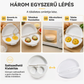 🥚 Kettős funkciójú tojáskészítő – Omlett és főtt tojás egy eszközben ⚡
