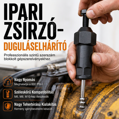 🔧✨ Nagy igénybevételre alkalmas zsírszerelvény-tisztító szerszám: Hatékony tisztítás + Tartós védelem! 🎯