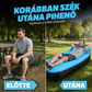 🏕️ Hordozható kültéri felfújható napozóágy, légpárnás kanapé