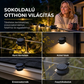 🏡1+1 INGYEN💡 Kültéri vízálló napelemes LED eresz- és fali lámpák