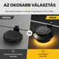 🏡1+1 INGYEN💡 Kültéri vízálló napelemes LED eresz- és fali lámpák
