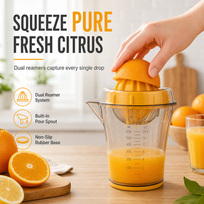 🍋AKCIÓ! Hordozható kézi gyümölcscentrifuga 🏕️✨