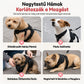 🐩Meleg kutyaruha mellény póráztartó gyűrűvel