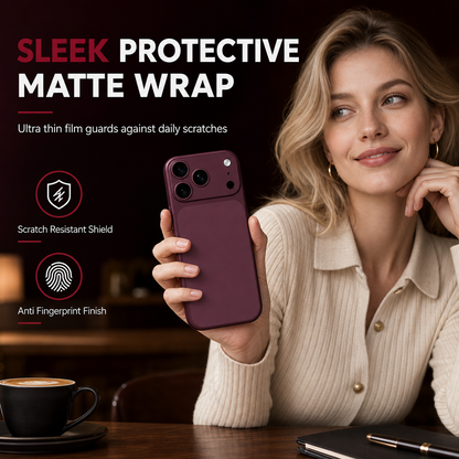 📱 IDŐKORLÁTOS 50%-OS KEDVEZMÉNY! ✨ Teljes felületet borító, karcálló telefonhátlap-matrica – matt, vékony, nyommentes 🧤