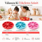 🍰 8 üreges háromszög alakú szilikon tortaforma
