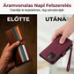 📱2 az 1-ben mágneses rögzítésű PU bőr pénztárca stílusú mobiltelefon-tok