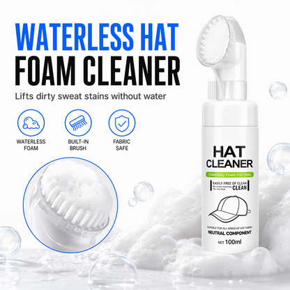 🧼Öblítésmentes sapka-habtisztító izzadság és foltok eltávolításához