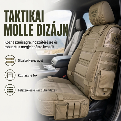 🚙 Tartós taktikai teherautó üléshuzat ✨ Tárolás, védelem és kényelem egész nap